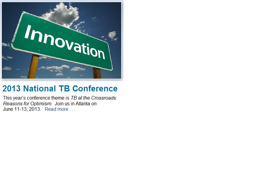 2013 National TB Conference